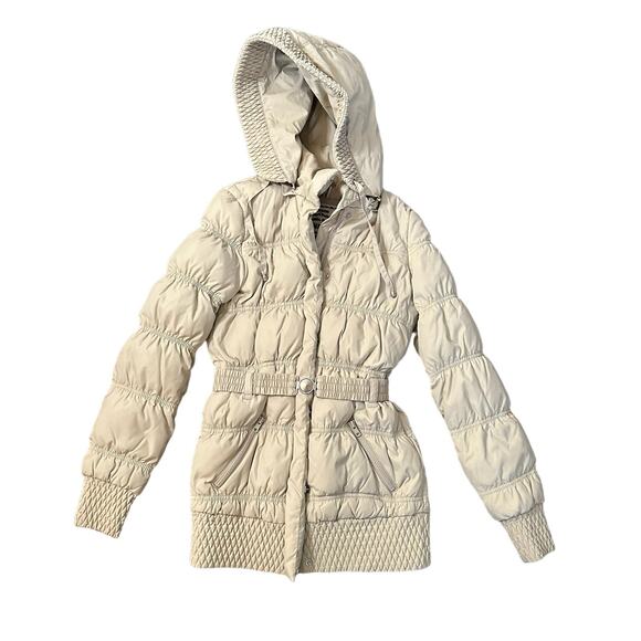MNG Mango tan down puffer coat size XS - Picture 16 of 16
